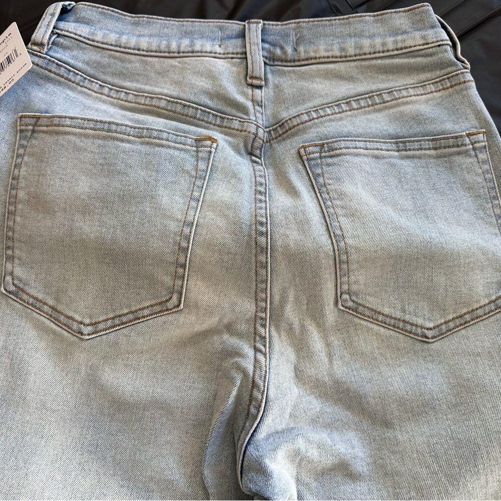 Free People- We The Free Mardi High Rise, Raw Hem, Skinny Jeans- Stone Beach - Picture 9 of 12